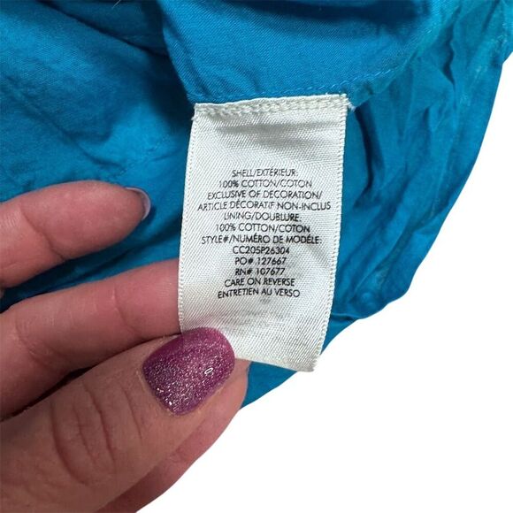 EUC Alice + Olivia Women's Multicolor Striped Mini Skirt Blue Size 12 - Picture 4 of 5